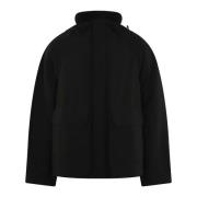 Heren Kick Parka Balenciaga , Black , Heren