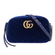 Pre-owned Fabric gucci-bags Gucci Vintage , Blue , Dames