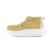 Suede Hi-Top Sneaker Hey Dude , Beige , Dames