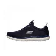 Elegante Atletische Trainings Sneaker Skechers , Blue , Heren