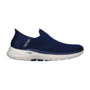 Hands Free Slip-ins®: GO Walk 6® - Easy On Skechers , Blue , Heren