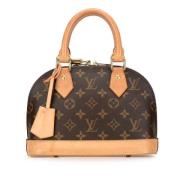 Pre-owned Canvas handbags Louis Vuitton Vintage , Brown , Dames