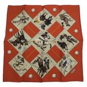 Pre-owned Silk scarves Hermès Vintage , Multicolor , Dames