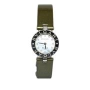 Pre-owned Stainless Steel watches Bvlgari Vintage , Green , Dames