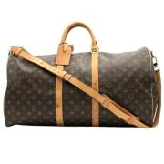 Pre-owned Canvas handbags Louis Vuitton Vintage , Brown , Dames