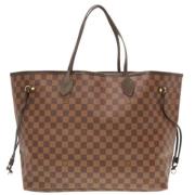 Pre-owned Canvas louis-vuitton-bags Louis Vuitton Vintage , Brown , Da...