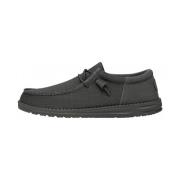 Zwarte Elastische Sneaker Hey Dude , Gray , Heren