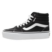 Skate-geïnspireerde lage sneaker Vans , Black , Dames