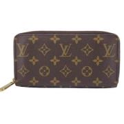 Pre-owned Canvas wallets Louis Vuitton Vintage , Brown , Dames