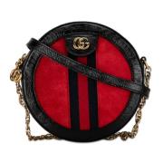 Pre-owned Suede crossbody-bags Gucci Vintage , Red , Dames