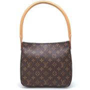 Pre-owned Canvas louis-vuitton-bags Louis Vuitton Vintage , Brown , Da...