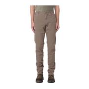 Slim Fit Hazelnoot Chino Broek Jacob Cohën , Brown , Heren