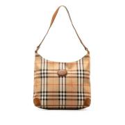 Pre-owned Canvas shoulder-bags Burberry Vintage , Brown , Dames