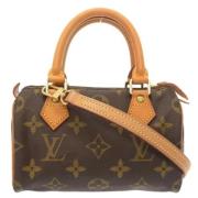 Pre-owned Canvas louis-vuitton-bags Louis Vuitton Vintage , Brown , Da...