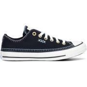 Crafted Stitching Lage Sneakers Converse , Black , Dames