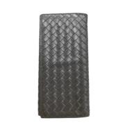 Pre-owned Leather wallets Bottega Veneta Vintage , Black , Dames