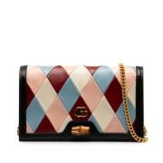 Pre-owned Leather crossbody-bags Gucci Vintage , Multicolor , Dames