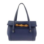 Pre-owned Fabric gucci-bags Gucci Vintage , Blue , Dames