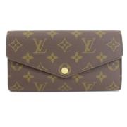 Pre-owned Canvas wallets Louis Vuitton Vintage , Brown , Dames