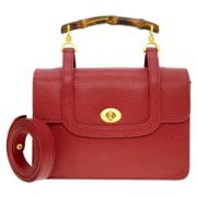 Pre-owned Fabric gucci-bags Gucci Vintage , Red , Dames