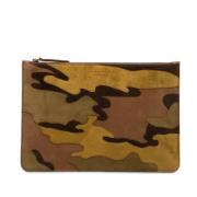 Pre-owned Suede clutches Burberry Vintage , Multicolor , Dames