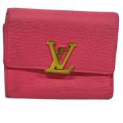 Pre-owned Fabric wallets Louis Vuitton Vintage , Pink , Dames