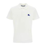 Polo shirt met geborduurd Equestrian Knight Design Burberry , White , ...
