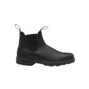 Zwarte Leren Chelsea Laarzen Blundstone , Black , Heren