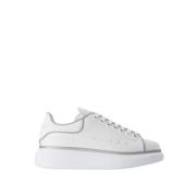 Wit/Zilver Oversized Sneakers Alexander McQueen , White , Dames