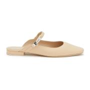 Zomer Sliders voor Vrouwen By FAR , Beige , Dames