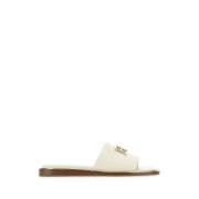 Eloise Ivoorleren Sliders Bally , White , Dames