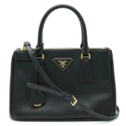 Pre-owned Leather prada-bags Prada Vintage , Black , Dames