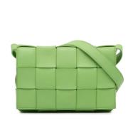 Pre-owned Leather crossbody-bags Bottega Veneta Vintage , Green , Dame...