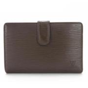 Pre-owned Leather wallets Louis Vuitton Vintage , Brown , Dames