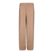 Beige Relaxte Broek Blanca Vita , Beige , Dames