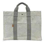 Pre-owned Fabric totes Hermès Vintage , Beige , Dames