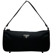 Pre-owned Leather prada-bags Prada Vintage , Black , Dames