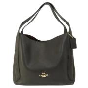 Pre-owned Leather shoulder-bags Coach Pre-owned , Black , Dames