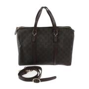 Pre-owned Canvas handbags Gucci Vintage , Black , Dames