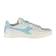 Witte Vetersneakers met Contrast Diadora , White , Dames