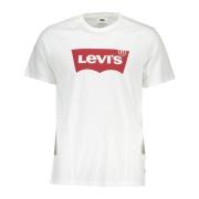 Klassieke Katoenen Logo Tee Levi's , White , Heren