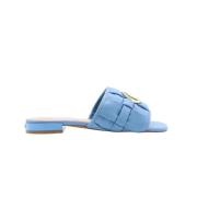 Stijlvolle zomerse slides Liu Jo , Blue , Dames