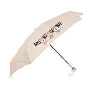 Paraplu met logo Moschino , Beige , Unisex