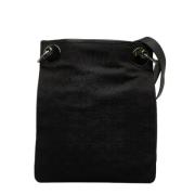 Pre-owned Canvas shoulder-bags Gucci Vintage , Black , Dames