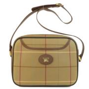 Pre-owned Canvas shoulder-bags Burberry Vintage , Brown , Dames