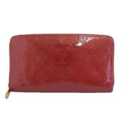 Pre-owned Fabric wallets Louis Vuitton Vintage , Red , Dames