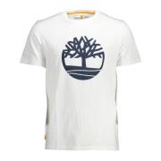 T-shirt met opvallende print Timberland , White , Heren