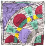 Pre-owned Silk scarves Hermès Vintage , Multicolor , Dames