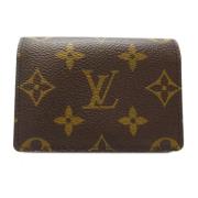 Pre-owned Canvas wallets Louis Vuitton Vintage , Brown , Dames