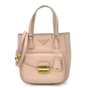 Pre-owned Leather prada-bags Prada Vintage , Pink , Dames